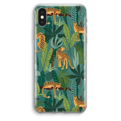 Luipaard 2: iPhone XS Max Transparant Hoesje