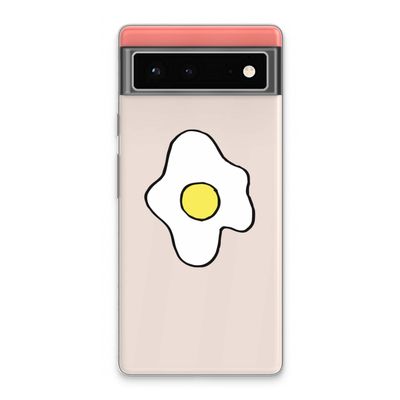 Spiegelei: Google Pixel 6 Transparant Hoesje
