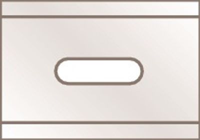 Martor Mes | lengte 26 mm | breedte 18,5 mm | dikte 0,4 mm | 10 stuks/dispenser - 92043.66 92043.66