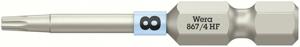 Wera 867/4 TORX® HF bits met vasthoudfunctie, TX 8 x 50 mm - 05060505001