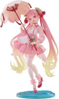 Hatsune Miku AMP PVC Statue Newley Written - Sakura Miku Sakura Dress Ver.