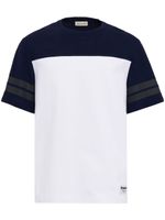 Alexander McQueen t-shirt Airtex en mesh - Blanc