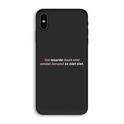 uw waarde daalt niet: iPhone X Biologisch afbreekbaar hoesje