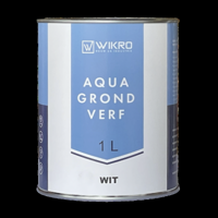 Wikro Aqua Grondverf - Zwart - 2,5ltr