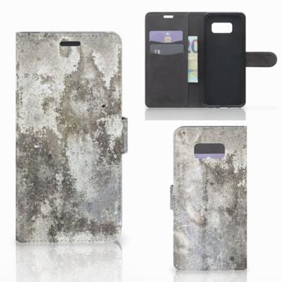 Samsung Galaxy S8 Plus | Bookcase | Beton Print