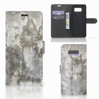 Samsung Galaxy S8 Plus | Bookcase | Beton Print