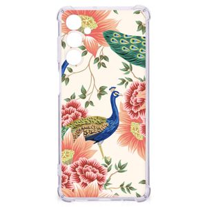 Case Anti-shock voor Samsung Galaxy M54 Pink Peacock