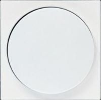 Opus 55 afdekking voor draaidimmer en potentiometer polarwit