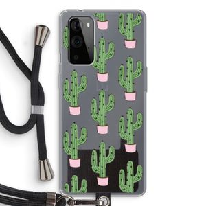 Cactus Lover: OnePlus 9 Pro Transparant Hoesje met koord