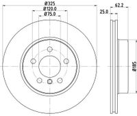 Remschijf 8DD355128481