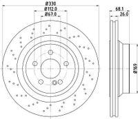 Remschijf 8DD355126401