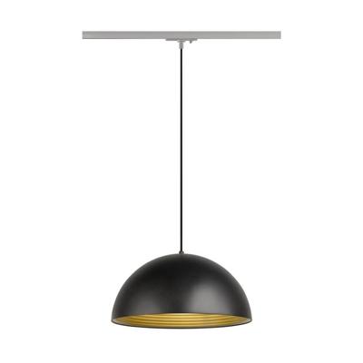 SLV Hanglamp voor railForchini M 40 zwart-wit 1-fase Ø 40cm - 1008539