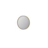 INK SP15 Spiegel - 60x4x60cm - rond - verzonken in aluminium kader - aluminium Mat goud 8408562