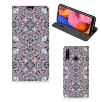 Samsung Galaxy A20s Standcase Flower Tiles