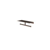 Hotbath &MORE Dubbele Rolhouder - voor planchet serie - Tuscan bronze SHA05TB