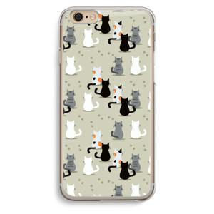 Katten: iPhone 6 / 6S Transparant Hoesje