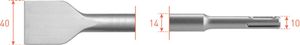 Rotec SDS+ Spadebeitel 40x250mm - 2150015