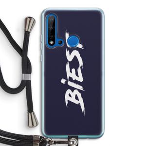 Biest: Huawei P20 Lite (2019) Transparant Hoesje met koord