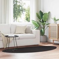 Tapijt HUARTE Zwart 100 x 200 cm Polyester