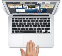 Apple MacBook Air 13" Notebook 33,8 cm (13.3") WXGA+ Intel Core i5 4 GB DDR3-SDRAM 128 GB Flash Wi-Fi 5 (802.11ac) Mac OS X 10.8 Mountain Lion Zilver - thumbnail