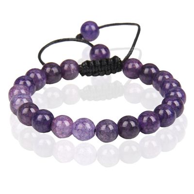 Memphis No.3 Dames Armband - 8mm Purple Memphis No.3 Dames Armband - 8mm Purple