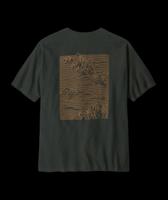 Patagonia Strataspire Responsibili-Tee T-shirt Heren Old Growth Green L