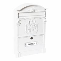 Brievenbus Arregui Wit 26 X 9 X 42 CM Metaal Aluminium