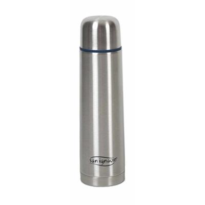 San Ignacio thermosfles / isoleerfles - koffie kan - rvs - 700 ml - zilver - warme/koude dranken