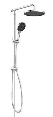 Schutte SAMOA RAIN hoofddouche set | chroom-antraciet
 - 60630 60630