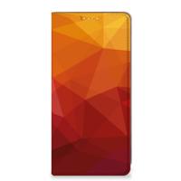 Stand Case voor Samsung Galaxy A71 Polygon Red