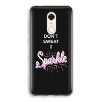 Sparkle quote: Xiaomi Redmi 5 Transparant Hoesje