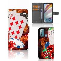 Motorola Moto G60 | Wallet Case | met Pasjes | Casino