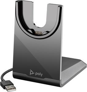 HP Poly Voyager Focus 2 UC On Ear headset Bluetooth, Kabel Stereo Zwart Headset, Incl. oplaad- en dockingstation