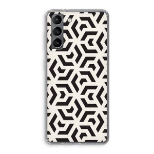 Crazy pattern: Samsung Galaxy S21 Transparant Hoesje