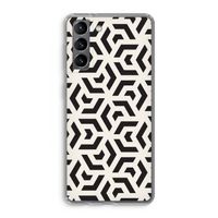 Crazy pattern: Samsung Galaxy S21 Transparant Hoesje