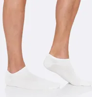 2-paar sneakersokken bamboe - Zachte bamboe enkelsokken voor dames en heren