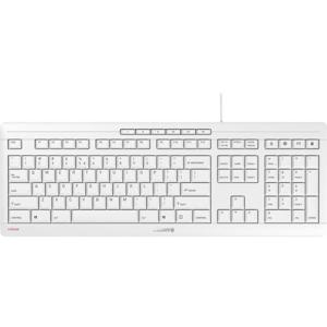 CHERRY STREAM toetsenbord Kantoor USB QWERTY Amerikaans Engels Wit