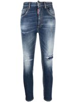 DSQUARED2 jean court Twiggy - Bleu