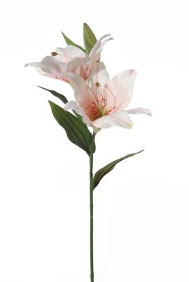 Lelie l66cm licht roze kunstbloem Louis Maes - Louis maes