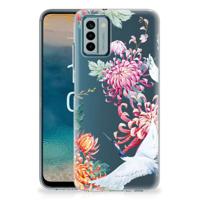 Nokia G22 | TPU Hoesje | Bird Flowers