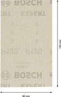 Bosch Accessoires Expert M480 schuurnet voor vlakschuurmachines 80 x 133 mm, K120 - 10 stuk(s) - 2608900736 - thumbnail