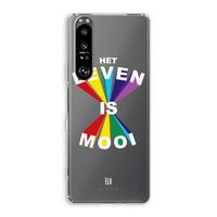 Het Leven Is Mooi: Sony Xperia 1 III Transparant Hoesje