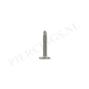 Staafje labret titanium 1.2 mm 8 mm