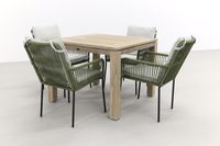 Teresa green/Rome grey 100 cm. - tuinset 5-delig Teresa green/Rome grey 100 cm. - tuinset 5-delig