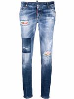 DSQUARED2 jean skinny Jennifer à taille basse - Bleu