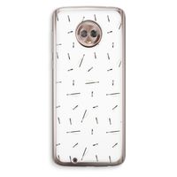 Hipster stripes: Motorola Moto G6 Transparant Hoesje