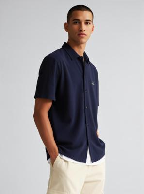 Supply&co Skip Waffle Sweat Shirt Ss Blouse 290 Navy