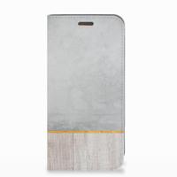 Motorola Moto E5 Play Book | Wallet Case | Wood Concrete