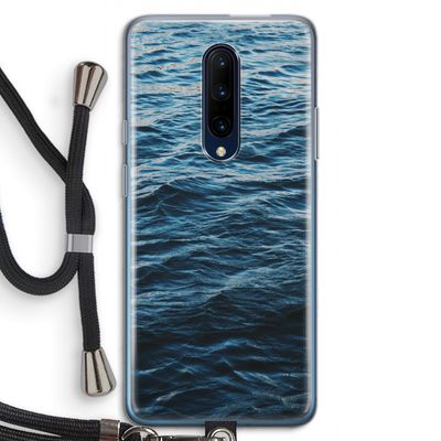 Oceaan: OnePlus 7 Pro Transparant Hoesje met koord