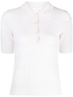 Chloé chemise en maille à manches courtes - Blanc